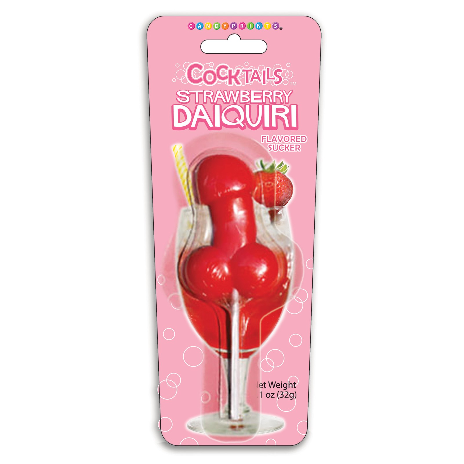 Chupetín Sabor Daiquiri de Fresa de Candyprints