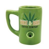 Wake & Bake Coffee Mug - 10 oz Green