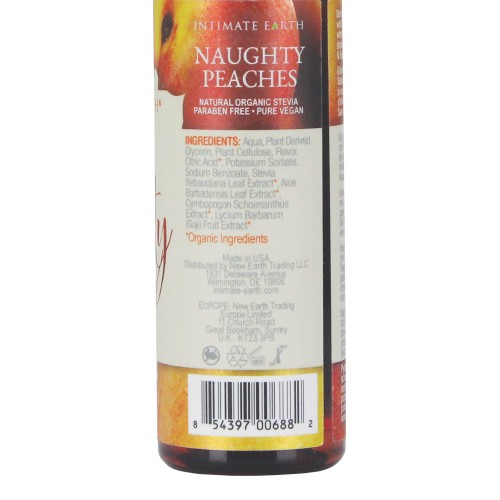 Intimate Earth Natural Glide Naughty Peaches 60ml