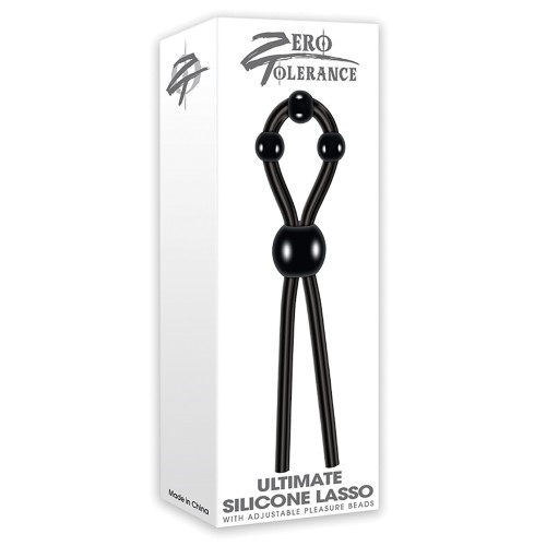 Ultimate Lasso Cock Ring by Zero Tolerance - Black