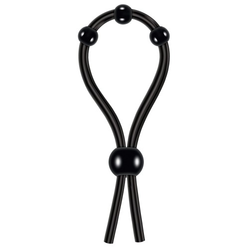 Ultimate Lasso Cock Ring by Zero Tolerance - Black