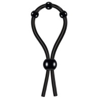 Ultimate Lasso Cock Ring by Zero Tolerance - Black