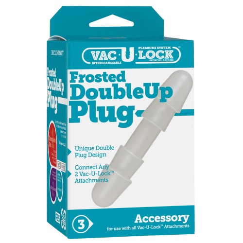 Vac-U-Lock Double Up Plug White