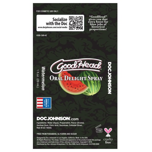 GoodHead Oral Delight Watermelon Spray