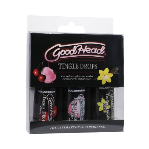 GoodHead Tingle Drops Kit for Oral Play