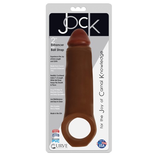 Curve Toys Jock Enhancer Extender Chocolate