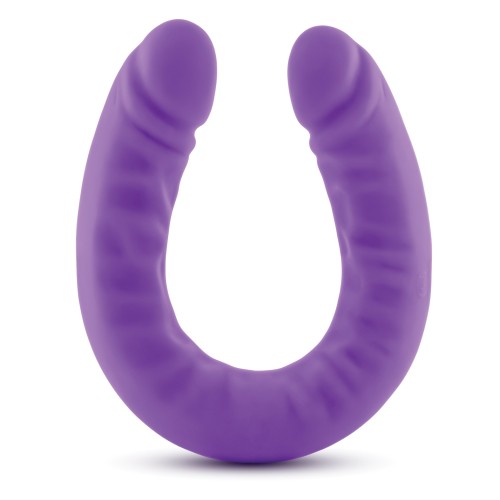 Blush Ruse 18 Inch Slim Double Dong Purple - Versatile Pleasure