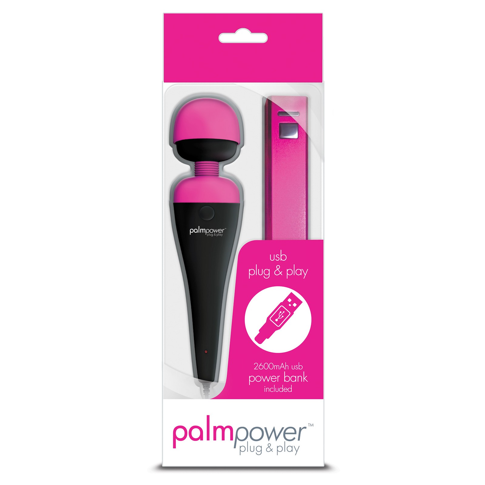 Palm Power Plug & Play - Vibrating Massager