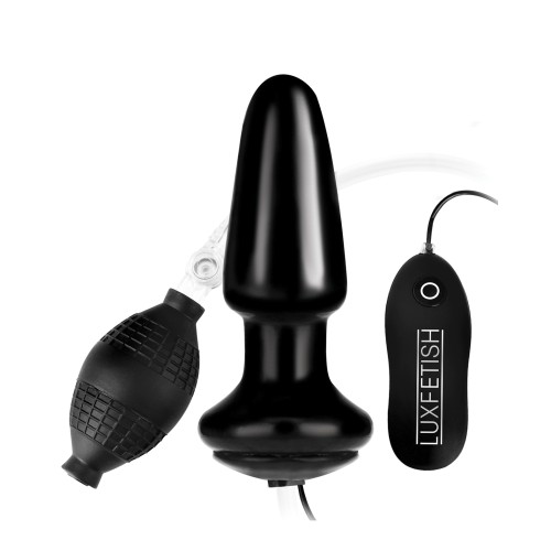 Lux Fetish Inflatable Butt Plug with Vibrations