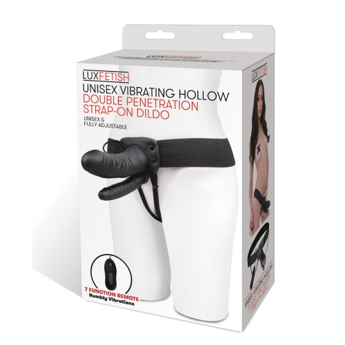 Lux Fetish Vibrating Strap-On for Double Pleasure