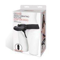 Lux Fetish Unisex Vibrating Hollow Strap-On Dildo