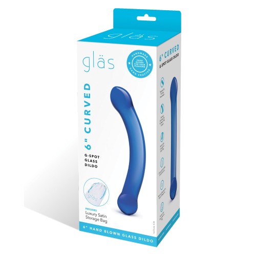 Dildo de Vidrio Curvo para Placer Supremo