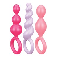 Plugs Anal Satisfyer Booty Call para Exploración Anal