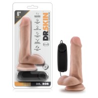 Blush Dr. Skin Dr. Rob 6 inch Cock with Suction Cup - Vanilla