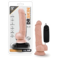 Blush Dr. Skin Dr. Tim 7.5" Vibrating Cock with Suction Cup