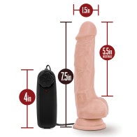 Blush Dr. Skin Dr. Tim 7.5" Vibrating Cock with Suction Cup