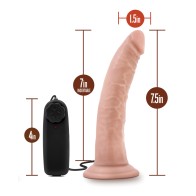 Pene Vibrador Dr. Skin Dr. Dave 7" Vainilla