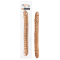 Blush Dr. Skin 18 Inch Double Dildo - Mocha