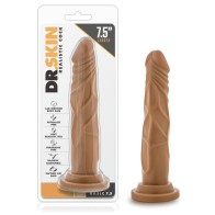 Dildo Realista Dr. Skin Básico 7.5 Pulgadas Mocha