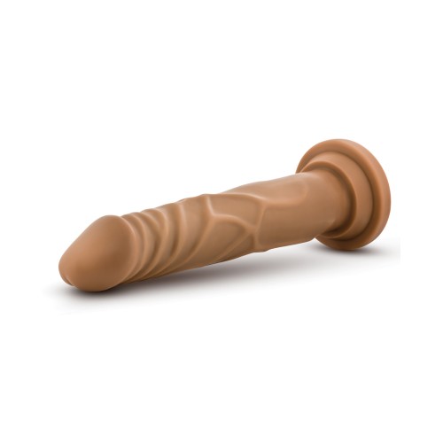 Dildo Realista Dr. Skin Básico 7.5 Pulgadas Mocha