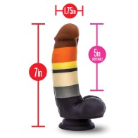 Blush Avant P9 Bear Pride Dildo - Multi Color