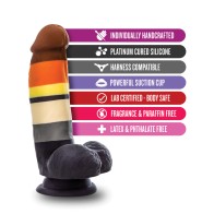 Blush Avant P9 Bear Pride Dildo - Multi Color