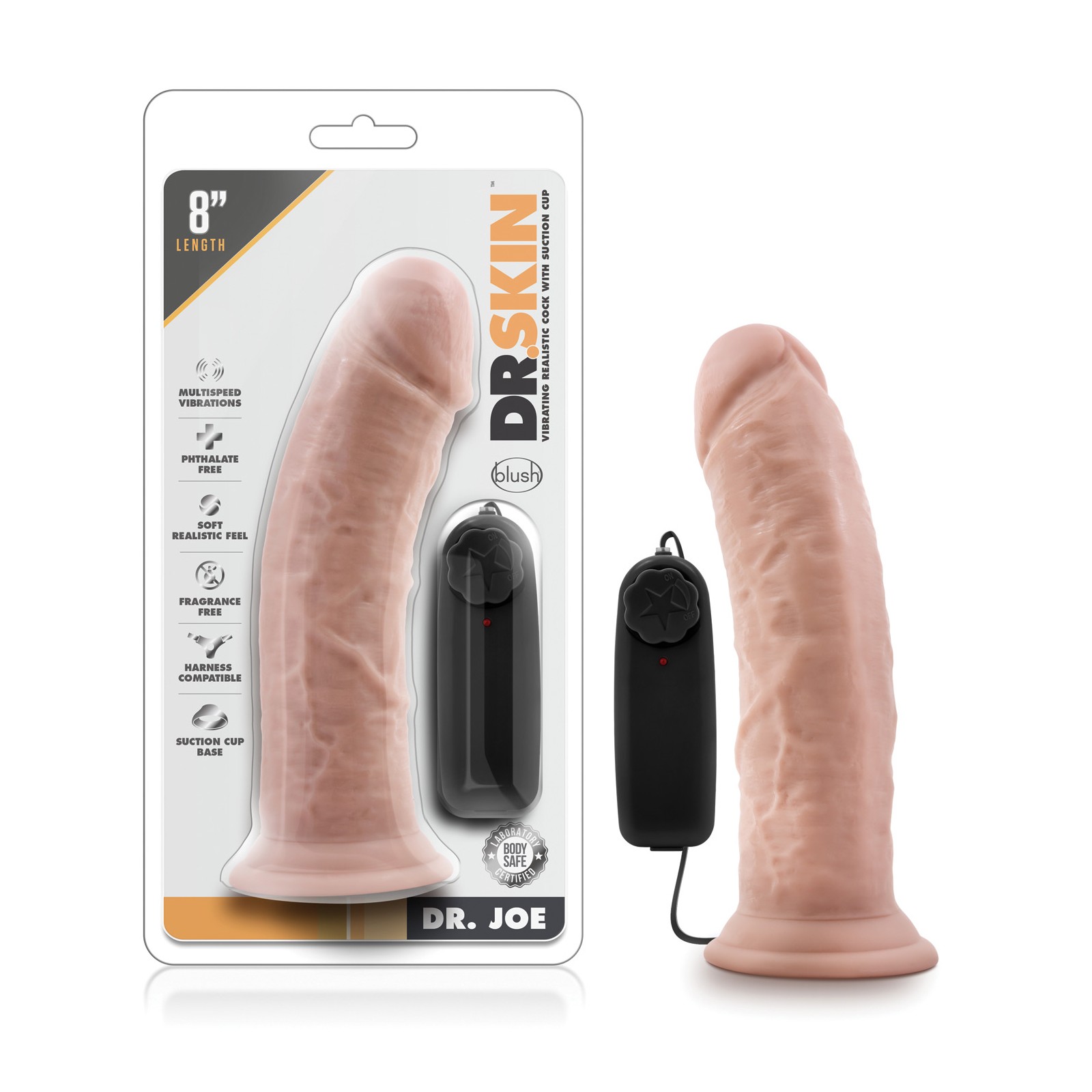 Blush Dr. Skin Dr. Joe 8 Inch Cock