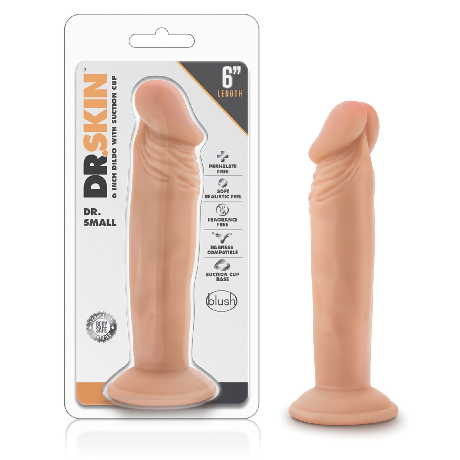 Blush Dr. Skin Small Dildo - Perfect for Intimate Pleasure