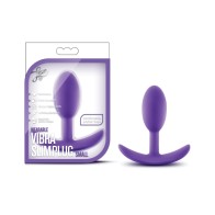 Plug Anal Vibra Slim Wearable Blush Luxe Pequeño Morado