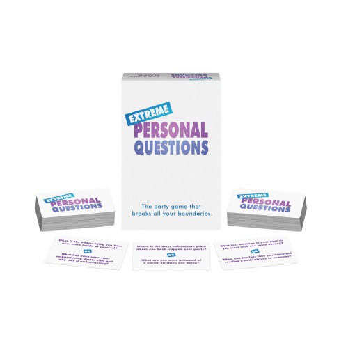 Extreme Personal Questions Adult Party Game