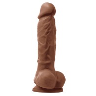 Dildo de 5 Pulgadas Colours Pleasures Marrón con Base de Succión para Sensación Realista