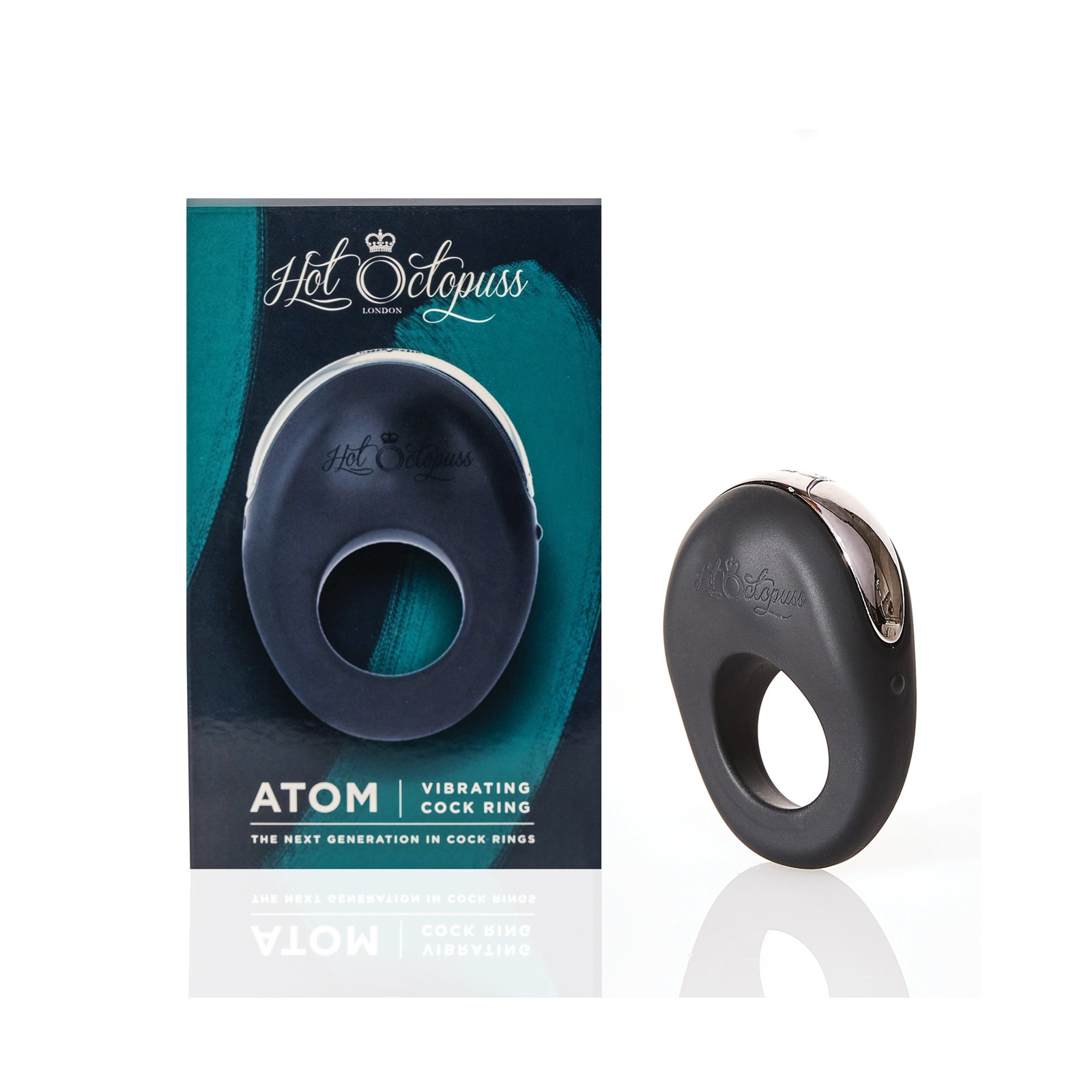 Hot Octopuss Atom Cock Ring - Black