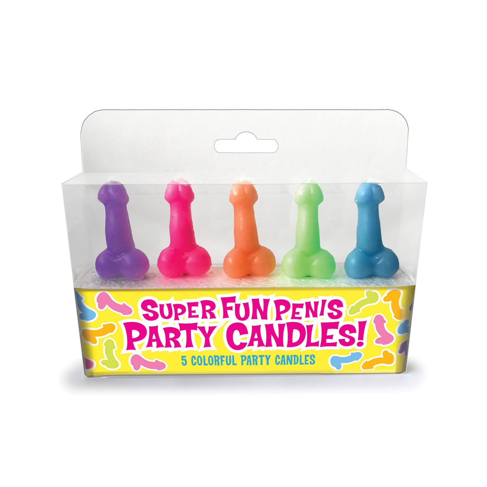 Set of 5 Super Fun Party Candles