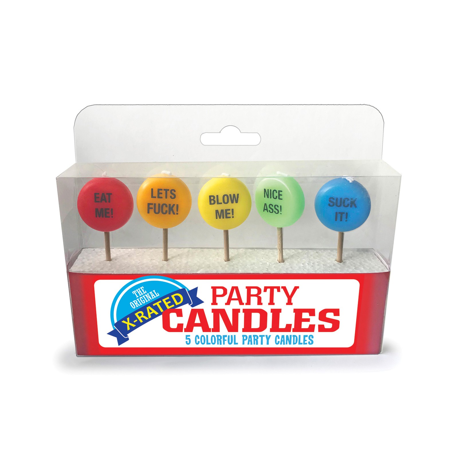 X-Rated Party Candles Set of 5