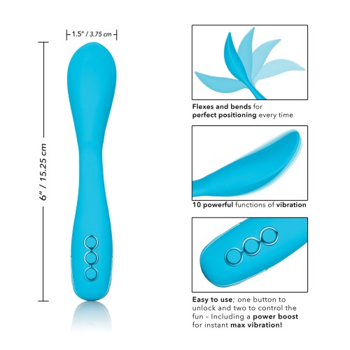 California Dreaming Palm Springs Vibrator Blue