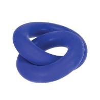 Hunky Junk Duo Linked Cock and Ball Rings Cobalt