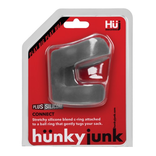 Hunky Junk Connect Cock Ring with Balltugger - Stone