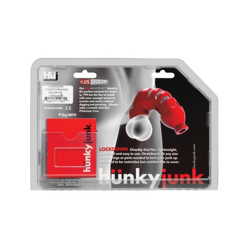 Hunky Junk Lockdown Chastity Device - Ice