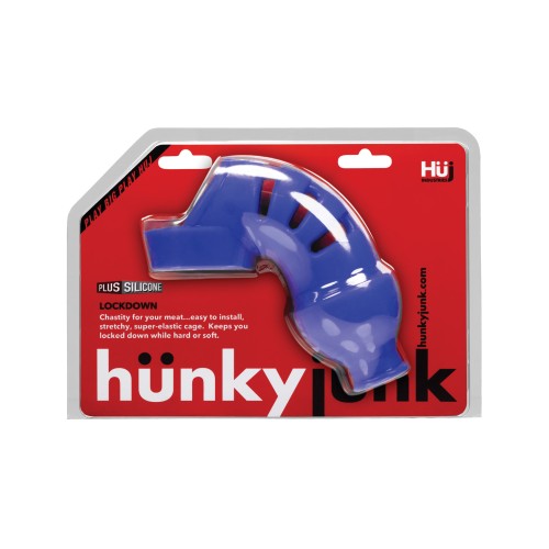 Hunky Junk Lockdown Dispositivo de Castidad Azul