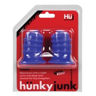 Hunky Junk Elong Nipsuckers - Cobalt