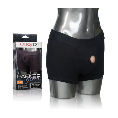 Packer Gear Black Boxer Brief Harness XL/2XL