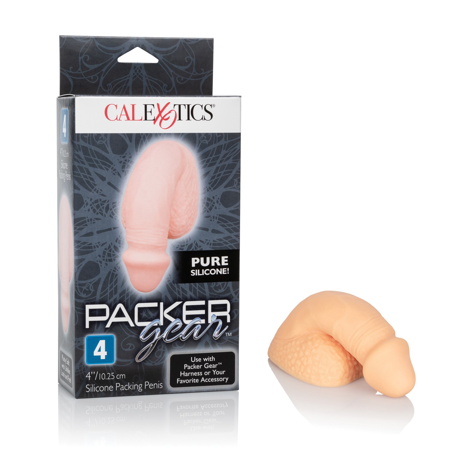 Packer Gear 4" Silicone Packing Penis Ivory