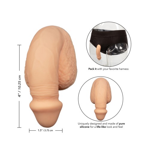 Packer Gear 4" Silicone Packing Penis Ivory