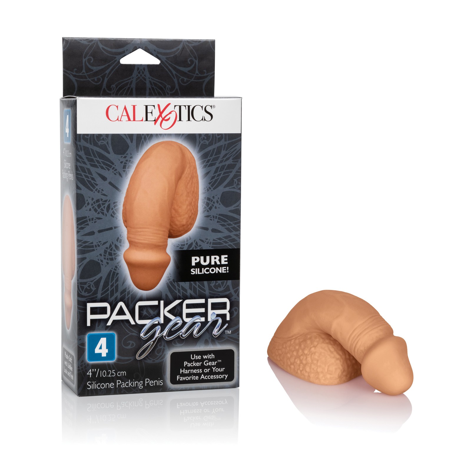 Packer Gear 4" Silicone Packing Penis - Tan