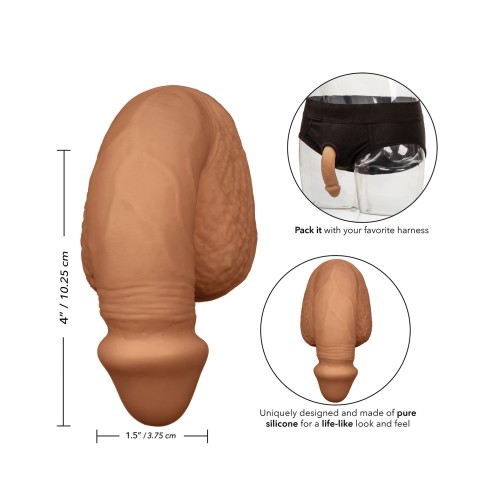 Packer Gear 4" Silicone Packing Penis - Tan