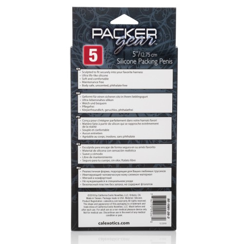 Pene de Silicona de 5 Pulgadas Packer Gear