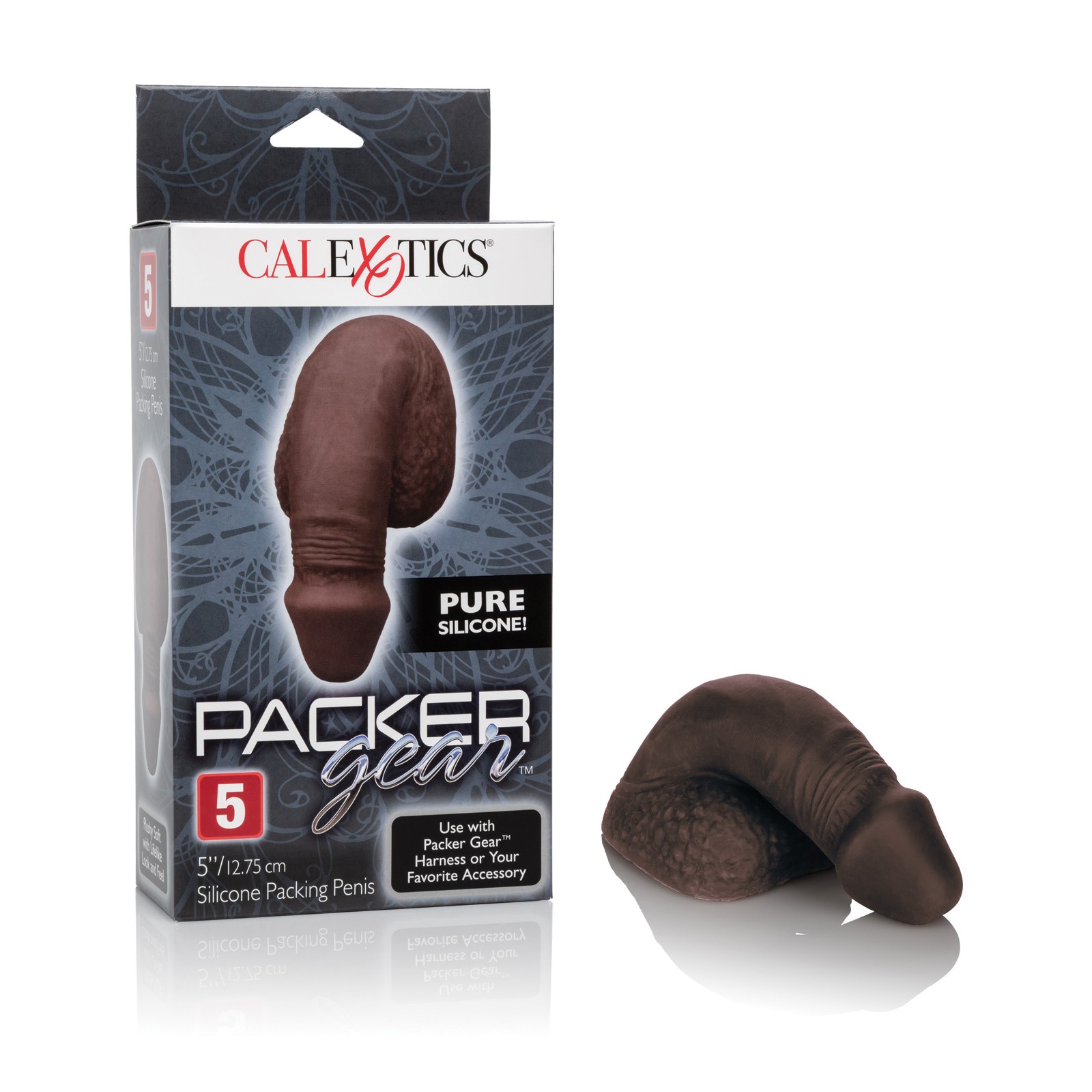 Packer Gear 5 Inch Silicone Packing Penis Black