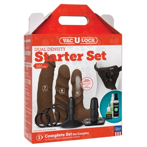 Set de Inicio Vac-U-Lock Densidad Dual - Chocolate