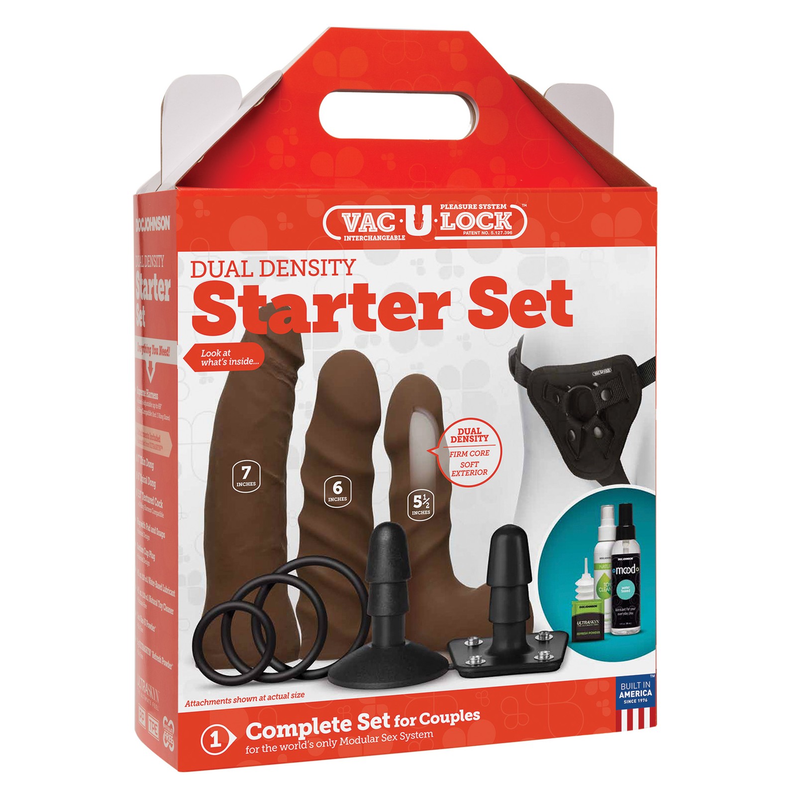 Set de Inicio Vac-U-Lock Densidad Dual - Chocolate