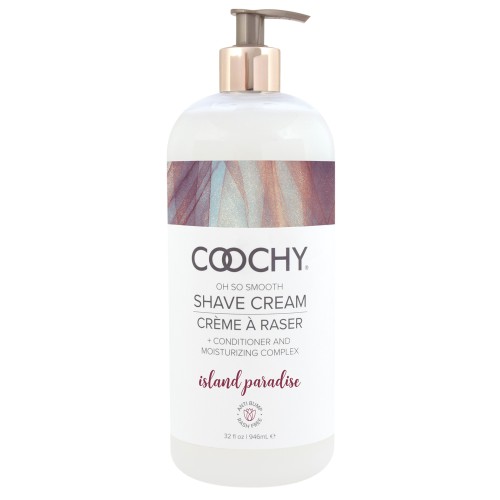 Crema de Afeitar COOCHY Sin Irritación 32oz Paraíso de la Isla